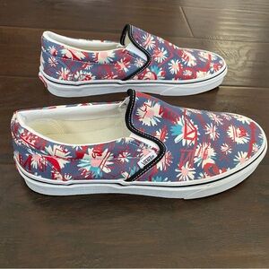 Vans floral loafer shoes women’s size 11 - No box